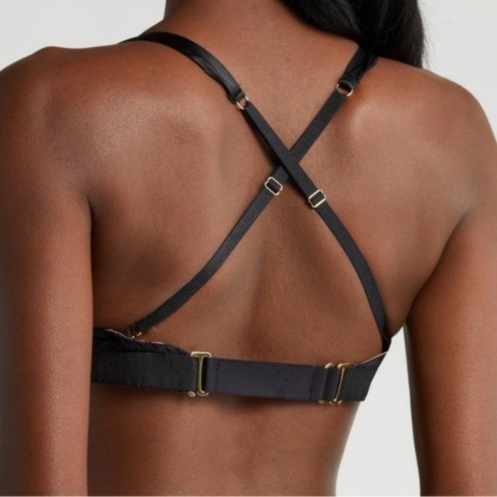 We Are HAH x Free People After Hours Black Lace Bra Noir A‎ 28–36 - Picture 4 of 5